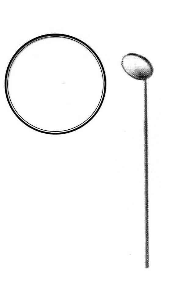 LARİNKS AYNASI 12CM ÇAP  28MM